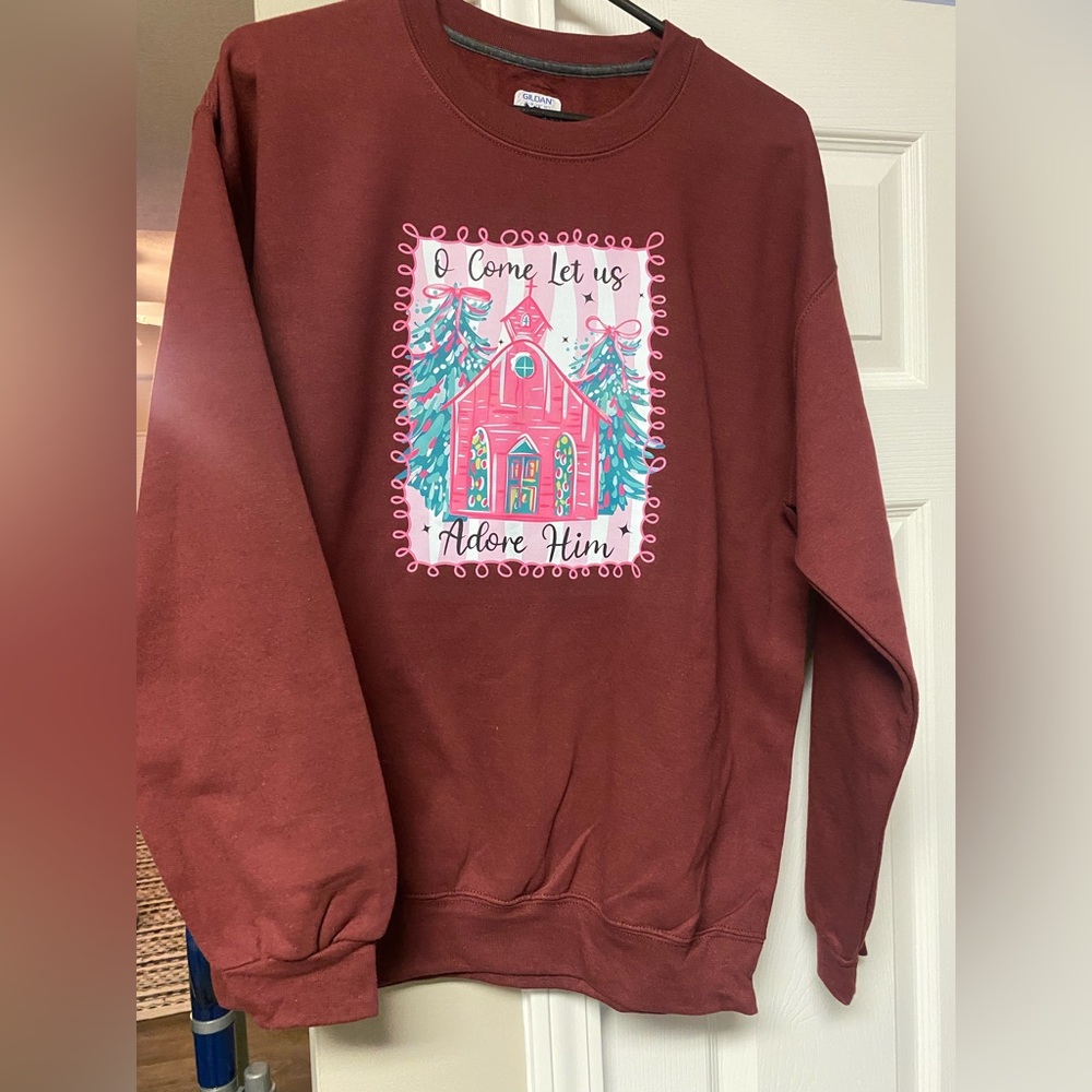 Red Graphic Sweatshirt